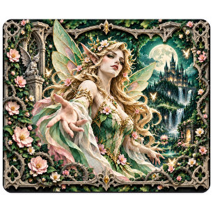 Feen-, Papier-Schnitt-Monster Mousepad