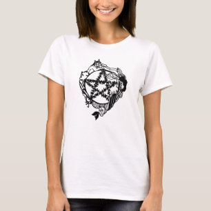 Feen-Pentagramm-Damen-Shirt T-Shirt