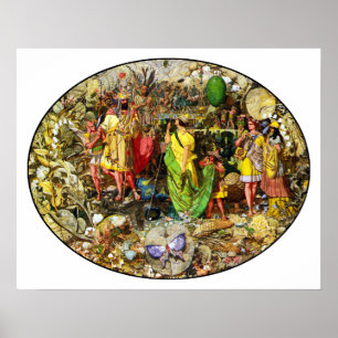 Feen Richard Dadd: Oberon u. Titania Poster