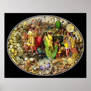 Feen Richard Dadd: Oberon u. Titania Poster