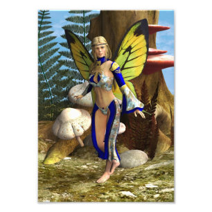 Feen-Schmetterling Fotodruck