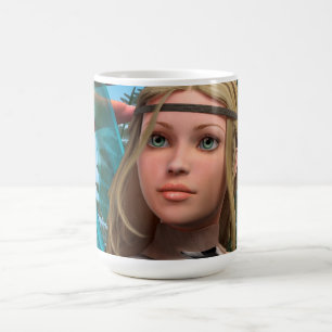 Feen-Schmetterling Kaffeetasse