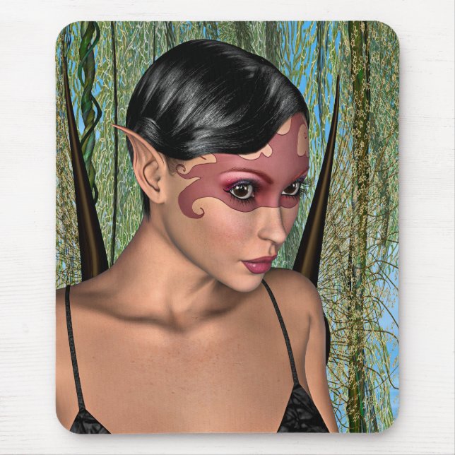 Feen-Schmetterling Mousepad (Vorne)