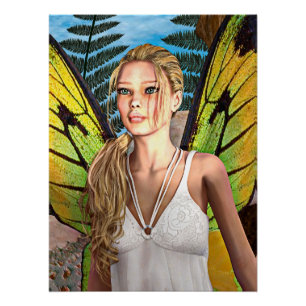 Feen-Schmetterling Poster