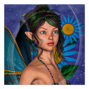 Feen-Schmetterling Poster