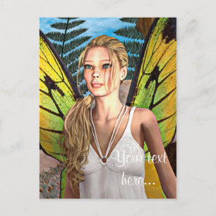 Feen-Schmetterling Postkarte