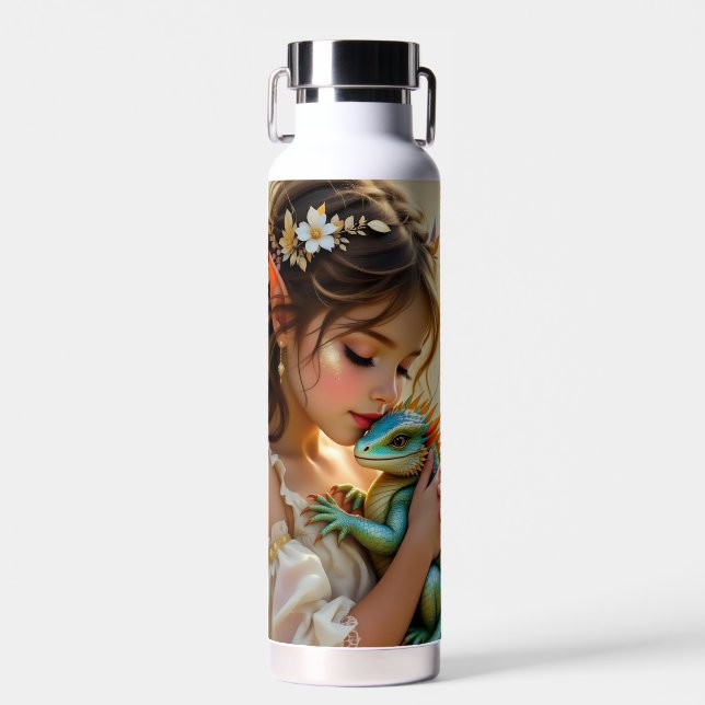 Feen- und Drachen-Mystik  Trinkflasche (Vorne)
