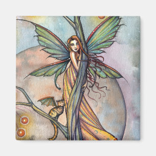 Feen und Feenkatzenmagnet von Molly Harrison Magnet