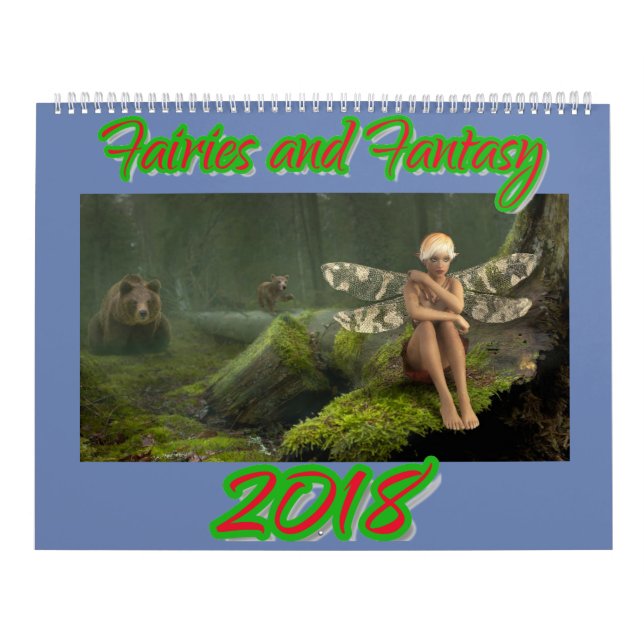 Feen und Kalender der Fantasie-2018 (Titelbild)
