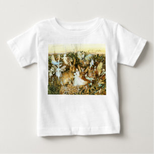 Feen und Kaninchen Baby T-shirt