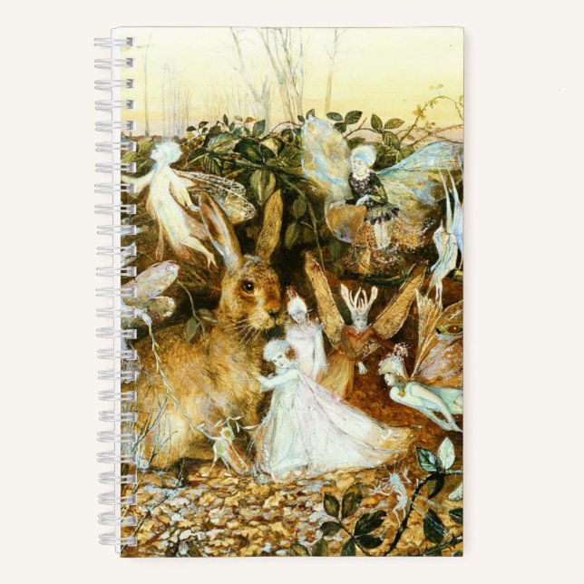 Feen und Kaninchen Notizbuch (Vorderseite)