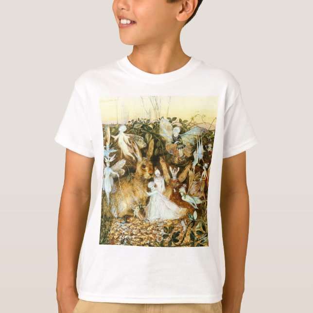 Feen und Kaninchen T-Shirt (Vorderseite)