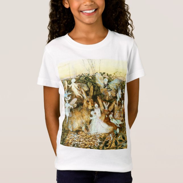 Feen und Kaninchen T-Shirt (Vorderseite)