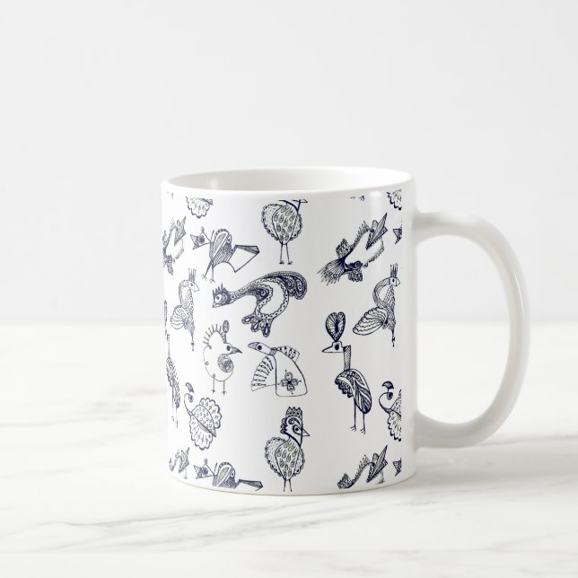 Feen Vögel Kaffeetasse (Rechts)