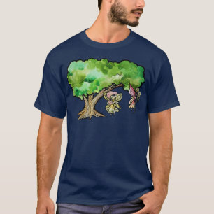 Feen von Bäumen Naturliebhaber Seidenkunst ErdeT-S T-Shirt