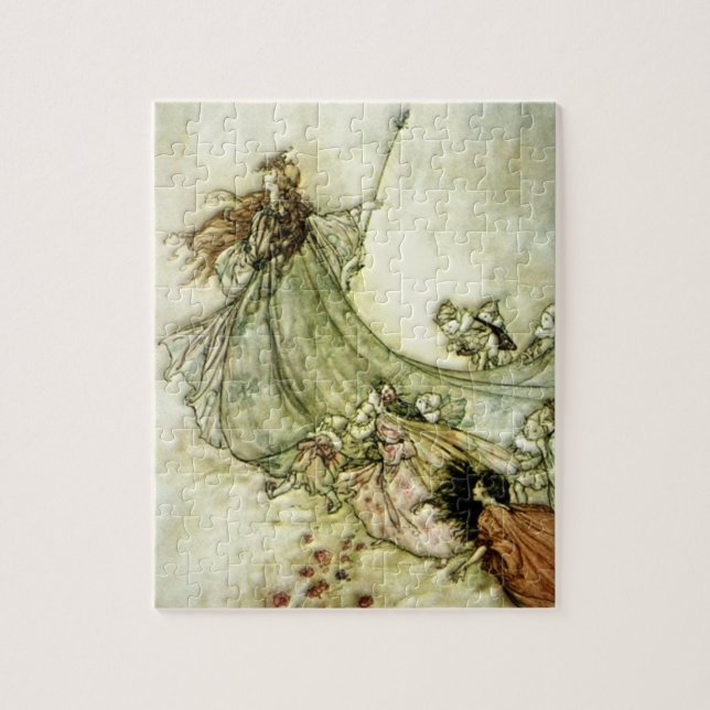 Feen weg - Arthur Rackham Puzzle (Vertikal)