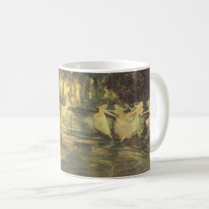 Feen wirbeln von Arthur Black, Vintage Feentanz Tasse