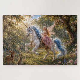 Feen-Zauber-Einhornritt Puzzle