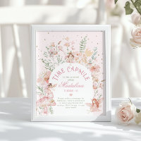 Feen-Zeitkapsel Whimsical Rosa Tor Geburtstag