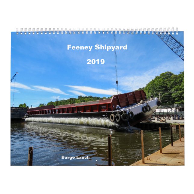 Feeney-Werft auf dem Rondout Nebenfluss Kalender (Titelbild)