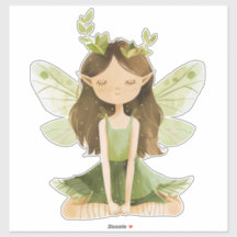 Feengarten Cottagecore Aufkleberblatt – Whimsical