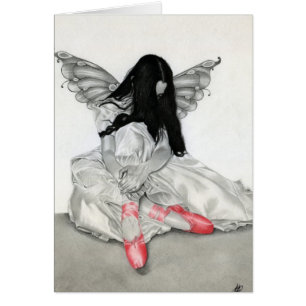Feenhafte Ballerina-Karte