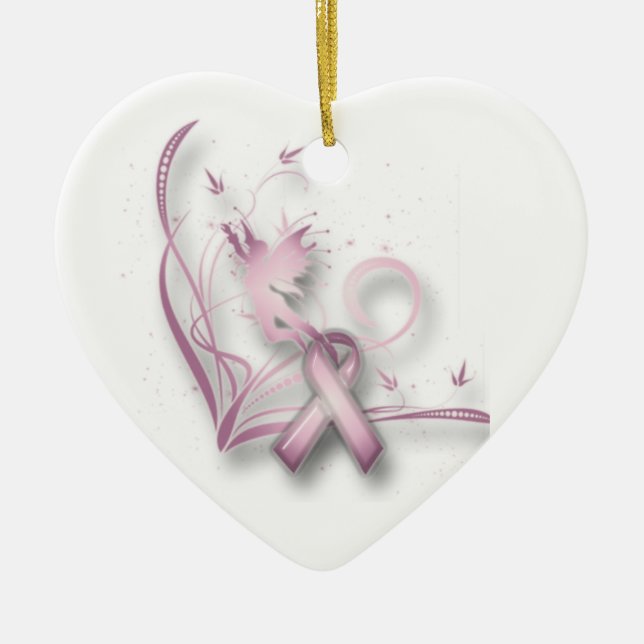 Feenhafte Brustkrebs-Verzierung Keramik Ornament (Vorne)
