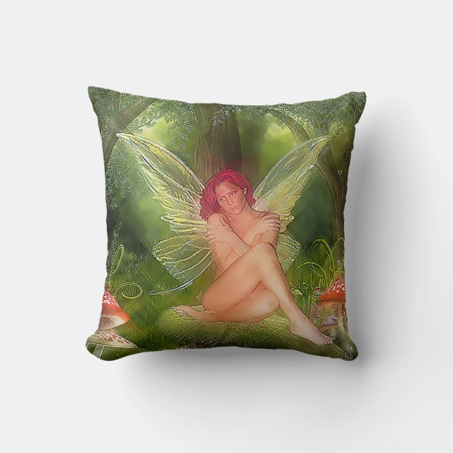 Feenhafte Fantasie Kissen (Vorderseite)