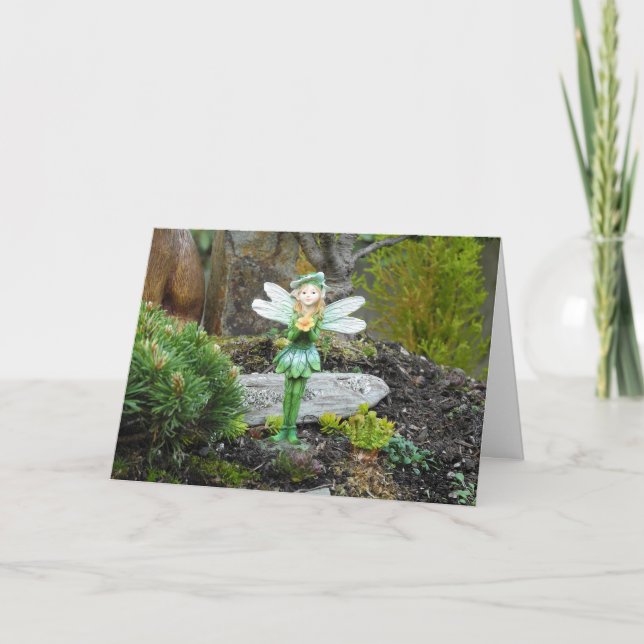 Feenhafte Geburtstags-Karte Karte (Vorderseite)