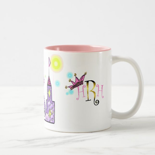 Feenhafte Geschichten-Prinzessin Mug Zweifarbige Tasse (Rechts)