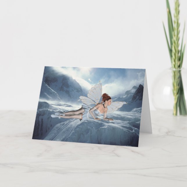 Feenhafte Gruß-Karte Karte (Vorderseite)