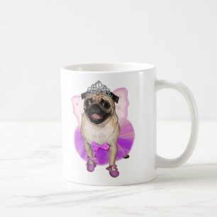 feenhafte Mopsprinzessin des Sugarplum Kaffeetasse