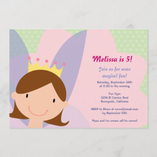 Feenhafte Prinzessin Party Invite Einladung