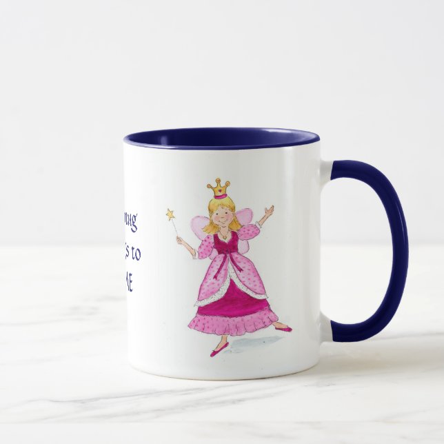 Feenhafte Prinzessin zu personifizieren Mug Tasse (Rechts)