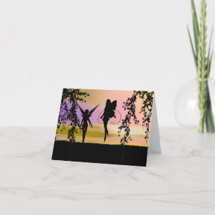 Feenhafte Schwestern Mitteilungskarten