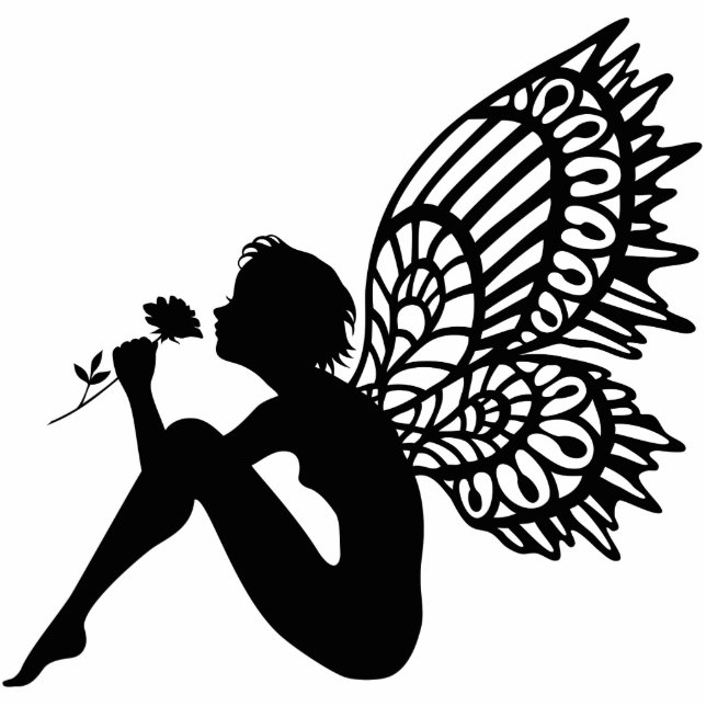 Feenhafte Skulptur Freistehende Fotoskulptur (Vorne)