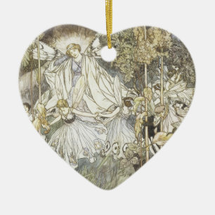 Feenhafter Sommernachtstraum 1907 Keramik Ornament