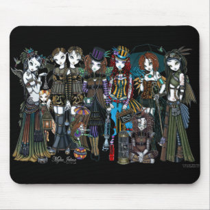 Feenhafter Steampunk Zirkus wunderlicher Mousepad