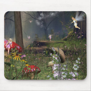 Feenhafter Wald Mousepad