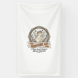 Feenhaftes Katzenbild Feenhaftes Katzenbild Vintag Banner