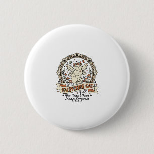 Feenhaftes Katzenbild Feenhaftes Katzenbild Vintag Button
