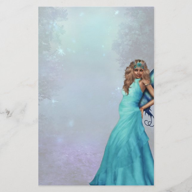 Feenhaftes Mutterschafts-Briefpapier Briefpapier (Vorderseite)