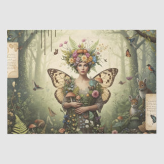 Feenhandwerk Collage Tissue Seidenpapier