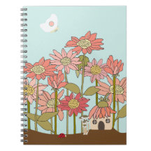 Feenhauses Notizbuch Kornblume