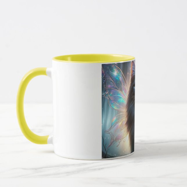 Feenkatze inspiriert von irischer Folklore Cait Sì Tasse (Links)