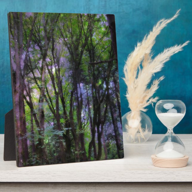 Feenlichter Surrealer Wald Fotoplatte (Seite)