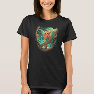 Feenmode Kleidung für Frauen im Feenwald Ästhetik T-Shirt