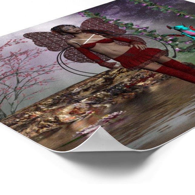 Feenplakat Poster (Ecke)