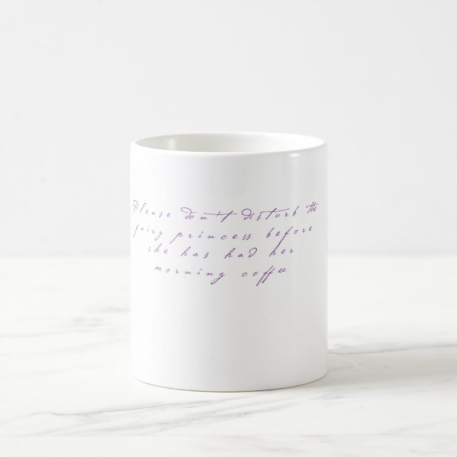Feenprinzessin Kaffee Kaffeetasse (Mittel)