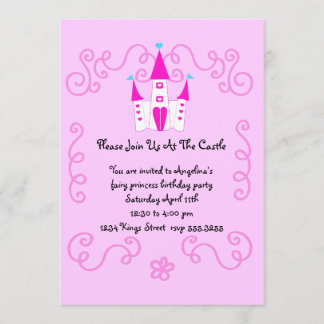 Feenprinzessin lädt einladung